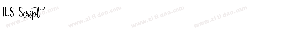 ILS Script字体转换
